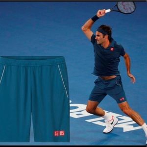 Rare Roger Federer Uniqlo Teal Tennis 